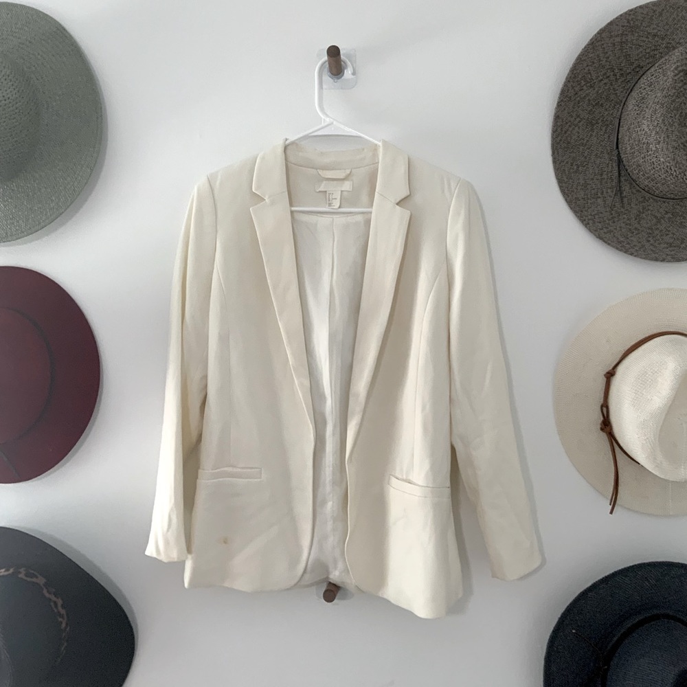 H&M Cream Beige Blazer